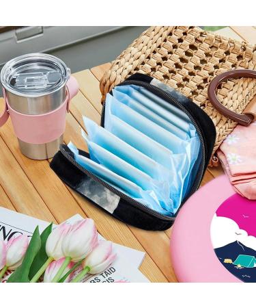 Buy Black Women's Binding-Storage Bags | Portable Menstrual Pad & Cup Pockets for Teens & Women - Buy Online on GoSupps.com