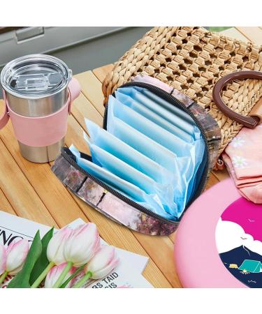 Paris Eiffel Tower Storage Bag for Women's Bandages & Menstrual Pads - Stylish & Portable Holder for School & Office - Buy Online on GoSupps.com