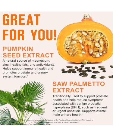 Mcukv Pumpkin Seed Oil with Saw Palmetto 1000mg per Serving Cold Pressed Pumpkin Seed Oil Capsules for Hair Scalp Urinary & Prostate Support Pure Virgin with Essential Fatty Acids Non-GMO 300Pcs - Buy Online on GoSupps.com