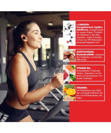 BestDiet L-Carnitine Liquid with Vitamin B1 & B6 - Vegan Allergen-Free Strawberry Flavor - 3 Packs of 12 Monodose Sticks (10ml) - Weight Loss Supplement for Men & Women - Buy Online on GoSupps.com