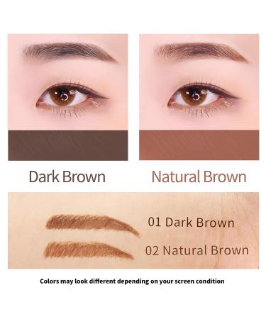 Passioncat 2X Waterproof Eyebrow Tattoo Pen - Natural Brown Eyebrow Definer Tint - Buy Online on GoSupps.com