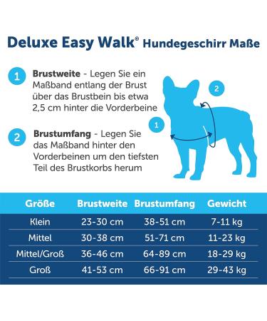 Petsafe Easy Walk Deluxe Harness & 1.8m Leash - Tear-Resistant Dog Running Gear | Small Ocean Blue/Black - Buy Online on GoSupps.com