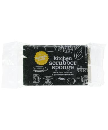 Natural Value Kitchen Scrubber Sponge (Pack of 24)