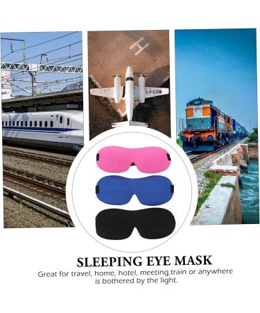 Buy Gatuida 6 Pcs 3D Sleep Masks - Silk Eye Masks for Adults | Comfortable Blindfolds for Sleeping & Travel | Eye Protection - Buy Online on GoSupps.com
