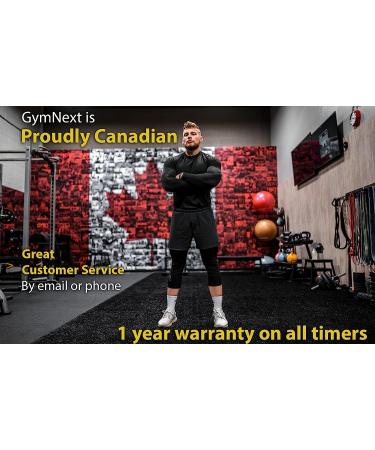 Bluetooth App-Controlled GymNext Flex Timer with Large 4.0 Digits for Crossfit, Tabata, MMA & More - Buy Online on GoSupps.com