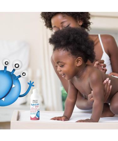 PopoLino Baby Mousse nettoyante douce au lieu de lingettes humides. Rend les fesses et l'environnement heureux avec aloe vera hamamelis begamotte et vitamine E - Buy Online on GoSupps.com