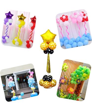 IDAODAN Balloon Column Kit - 2 Set | 65 Inch Height Balloon Tower Stand for Wedding, Baby Shower, Birthday Party Decor - Buy Online on GoSupps.com