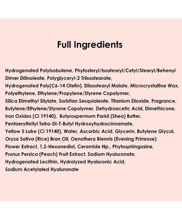 Glowiest Sweet Dreams Lip Mask - Nourishing, Plumping, and Hydrating Lip Sleeping Mask with Hyaluronic Acid, Vitamin C, Shea Butter, and Antioxidants | Peach - Buy Online on GoSupps.com