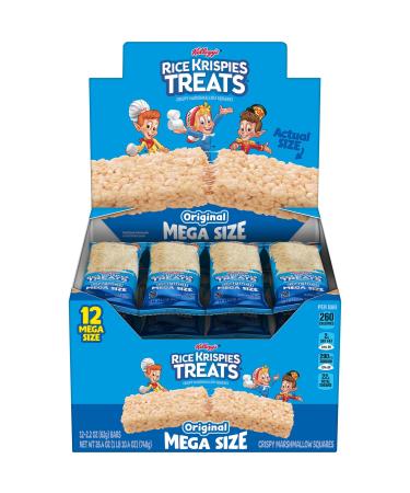 Rice Krispies Treats Marshmallow Snack Bar collations pour enfants d jeuner scolaire original barre de 62 4 g (1 bar)
