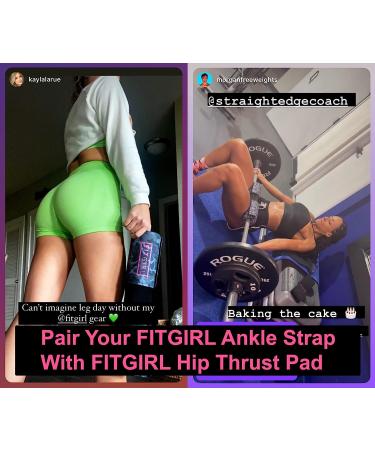 FITGIRL Mint Ankle Strap for Cable Machines and Resistance Bands - Women's Home & Gym Workout Cuff Attachment for Booty, Legs, and Hips - Buy Online on GoSupps.com