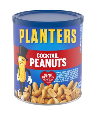 Planters Cocktail Peanuts (6 ct Pack, 16 oz Canisters)