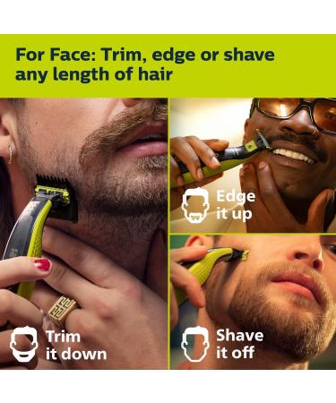 Philips Norelco OneBlade 360 Face Hybrid Trimmer and Shaver Frustration Free Packaging QP2724/90 - Buy Online on GoSupps.com