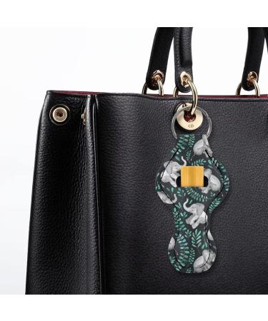 Chapstick Holder Keychain for Women Cute Elephant Lippy Clip & Lip Balm Holder in Green - Buy Online on GoSupps.com