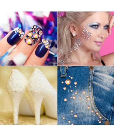Jollin Topaz AB SS20 Rhinestones - 576pcs Glass Flat Back Glue-On for DIY Crafts & Decorations - Buy Online on GoSupps.com