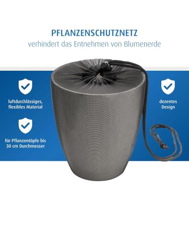 Reer Plant Protection Net Value Pack - 2 Pieces for Flower Pots Up to 30 cm - Prevents Kids from Eating Potting Soil - Buy Online on GoSupps.com