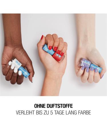 Manhattan Clean and Free Nail Polish Colour 150 Oxygen Wave Breathable Nail Polish Vegan 8 ml - Buy Online on GoSupps.com