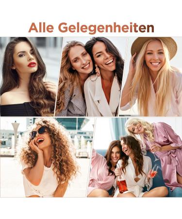 5-in-1 Lockenstab: 3 Barrel Hair Curler with Adjustable Temperature Smoothing Iron & Accessories - Red Gold - Buy Online on GoSupps.com