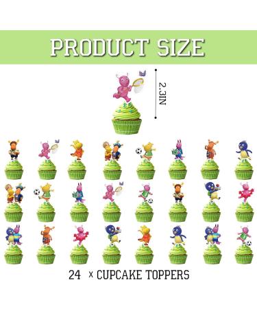 The Backyardigans Birthday Party Decorations 25pcs The Backyardigans Theme Cake toppers and Cupcake Toppers for The Backyardigans Party Supplies Decor - Buy Online on GoSupps.com