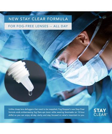 Stay Clear Lens Defogger for Glasses - Fog Prevention Defogging for Eyeglass  Safety Goggles  Swim  Dive & Scuba Mask  Protective Eyewear - Medical  Sports  and Sunglasses Antifog Stopper Coating - Buy Online on GoSupps.com