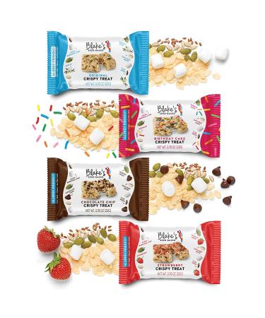 Blake's Seed-Based Birthday Cake Rice Crispy Treats - 6 Count | Gluten-Free & Delicious - Buy Online on GoSupps.com
