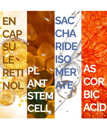 Mineaderm Molecular Encapsulation Retinol Serum Anti-Aging Face Serum with Encapsulated Retinol Hyaluronic Acid Ceramides Vitamin C & Plant Stem Cells Deep Hydration & Radiance 1 01 fl oz - Buy Online on GoSupps.com