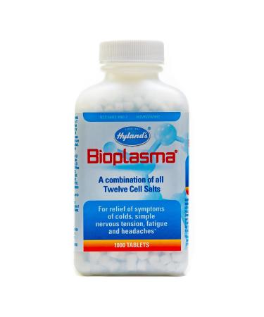 Bioplasma Cell Salts Tablets by Hyland's Naturals, Natural Homeopathic Combination of Cell Salts Vital to Cellular Function, 1000 Count