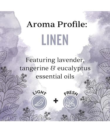 Aura Cacia Linen Essential Oil Blend Boxed 0.25 fl. oz. - Light Aroma No Synthetic Fragrances - Buy Online on GoSupps.com