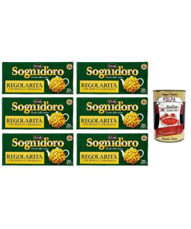 Italian Gourmet E.R. Star Sogni d'oro Tisana Regolarit Lot de 6 tisanes au s n et au pissenlit paquet de 20 filtres + Polpa di Pomodoro Italian Gourmet Polpa di Pomodoro Bo te de 400 g
