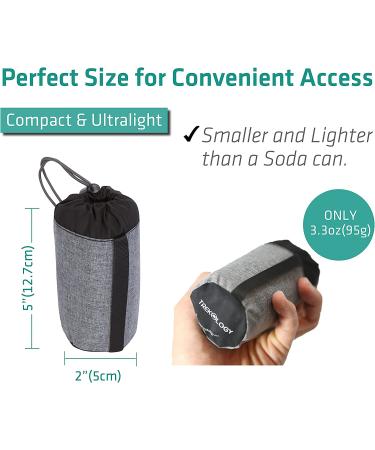 TREKOLOGY Aluft 1.0 Inflatable Camping Pillow - Comfy Backpacking Pillow for Sleep, Travel, Beach - Green - Buy Online on GoSupps.com