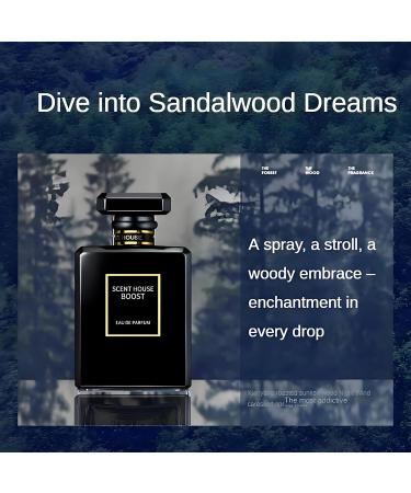 Scenthouse Mens Sandalwood Cologne for Outdoor Guys - Notes of Amber Vetiver and a Touch of Vanilla Long Lasting and No Harmful Chemicals 1.0 Fl Oz - Buy Online on GoSupps.com