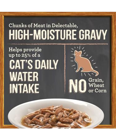 Merrick Purrfect Bistro Bon Appetits Grain Free Adult Wet Cat Food 3 oz. Pouch (Pack of 24) - Gravies Chicken - 72 Ounces Total - Buy Online on GoSupps.com