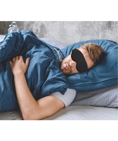 CIBEL Stereoscopic Sleep Eye Mask - 3D Contoured Design, Soft & Comfortable, 99% Light Blocking - Buy Online on GoSupps.com