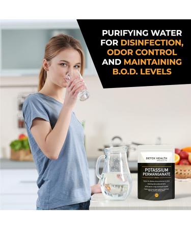 Potassium Permanganet - Free Flowing Powder - Detox Health Products - 2OZ - Buy Online on GoSupps.com