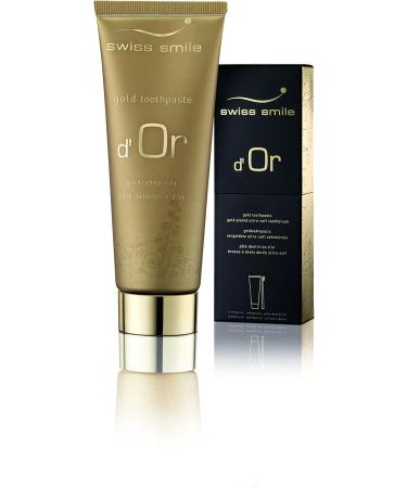 Swiss Smile dOr Set: Premium Toothpaste & Toothbrush (75ml) - Elevate Your Oral Care | International Shipping Available - Buy Online on GoSupps.com