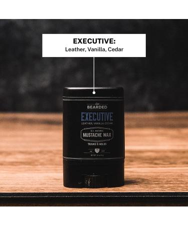 Live Bearded Mustache Wax - Executive 0.35 Oz - Medium Hold - All-Natural Ingredients - Made in USA - Buy Online on GoSupps.com