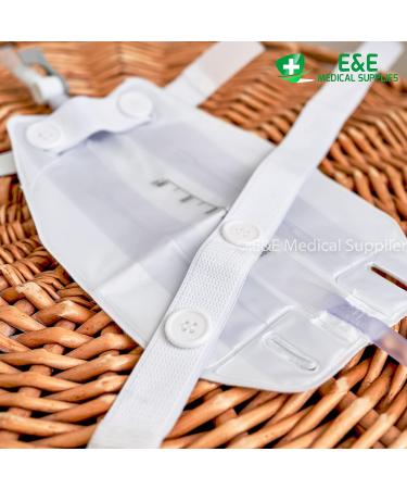 500ml Urine Leg Bag with Lever Tap Valve and Fabric Back - Sterile Drainage Leg Bag 500 ml (1 Pack) - Buy Online on GoSupps.com