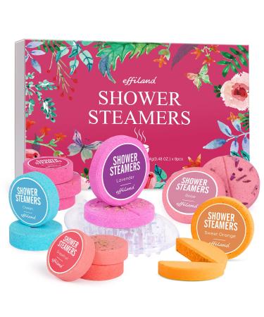 EFFILAND Shower Steamers Aromatherapy -14 Pack Shower Steamers Self Care & SPA Relaxation Gifts for Women and Mom Who Has Everything Great Mother Gifts 6-fragrancea 1 Count (Pack of 14)