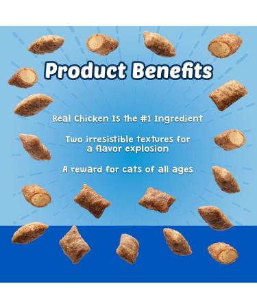 Blue Buffalo Bursts with Paw-Licken Chicken Cat Treats 340g tub Chicken 340g - Buy Online on GoSupps.com