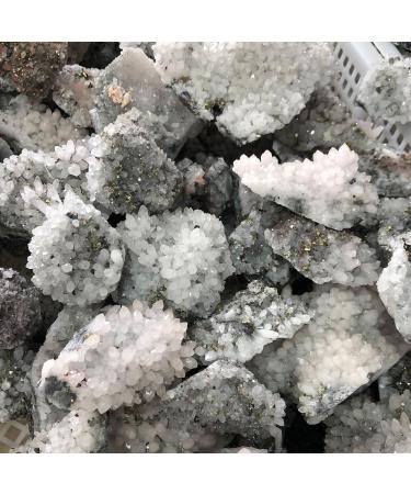 Natural Crystal Rough 1PCS Natural Stone Raw Pyrite and White symbiont Nugget Pyrite Irregular Crystals Decor Stone (Size : 150-200g) (Size : 200-250g) - Buy Online on GoSupps.com