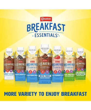 Carnation Breakfast Essentials Cinnabon Flavored Nutritional Drink 8 FL OZ Bottle - Pack of 24 - Buy Online on GoSupps.com