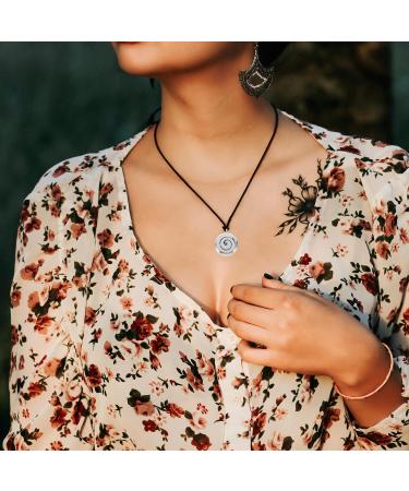 Healeved Diffuser Necklace Charms - Aromatherapy Pendant Jewelry for Women | Hollow Oil Diffuser Necklace for Relaxation & Wellness - Buy Online on GoSupps.com