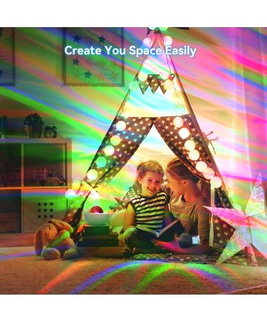 Galaxy Projector Night Light with White Noise, Colorful Lights, Bluetooth Music Speaker and Remote Control - Perfect for Bedroom, Party, Kids Gifts - Black - Buy Online on GoSupps.com