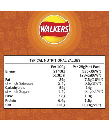Walkers Roast Chicken Multipack Crisps 6x25 g (Pack of 2) 150 g (Pack of 2) - Buy Online on GoSupps.com
