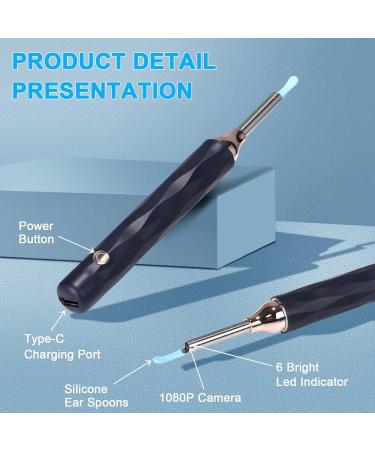 1080p WiFi Ear Wax Removal Otoscope - Waterproof Endoscope with LED Light for iPhone iPad & Android - Buy Online on GoSupps.com