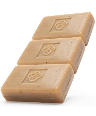 Sea Berry Therapy Sea Buckthorn Soap Cleansing Face & Body Bar with Citrus Scent (3-Pack) Moisturizes Skin Reduces Redness and Blemishes and Calms Sensitive Skin