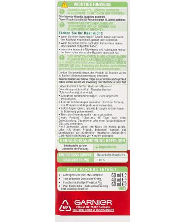  Garnier Garnier Extra Colour Cream for Permanent Hair Colour with 4 Nourishing Oils 100% Nutrisse Grey Intense Red 6.60 3x1 - Buy Online on GoSupps.com
