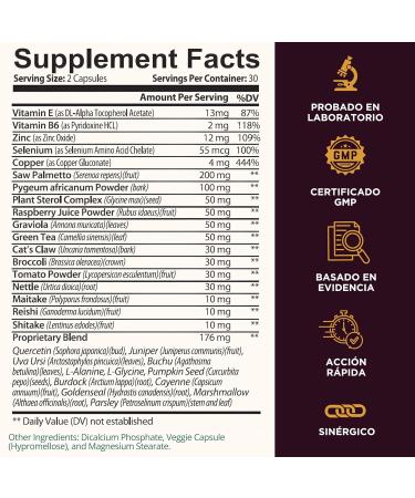 TODICAMP Prostate Support Supplement Formula with Saw Palmetto Extract and Bladder Control Complex - 30 Day Supply - Buy Online on GoSupps.com