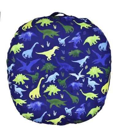 Dinosaur Blue Lounger Cover for Baby | Breathable & Reusable Slipcover - Buy Online on GoSupps.com