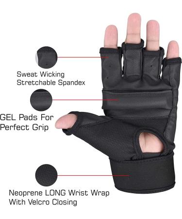 SAWANS Punching Bag Boxing Gloves | Karate MMA & Taekwondo Training | Muay Thai Martial Arts Gear - Black - Buy Online on GoSupps.com