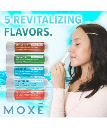 MOX Extra Strength Menthol Nasal Inhaler | Powerful Cooling Menthol for Sinus Relief & Clear Breathing | Made in The USA | Maximum Strength Aromatherapy for Instant Refreshment - Buy Online on GoSupps.com
